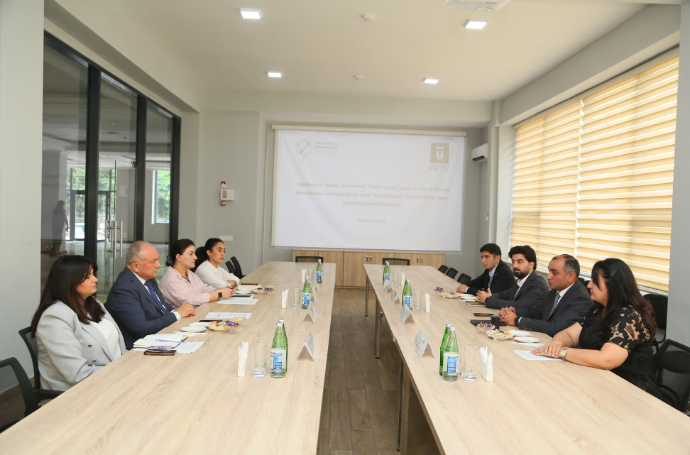 AzTU ilə Peşə Təhsil Mərkəzi arasında memorandumu imzalanıb